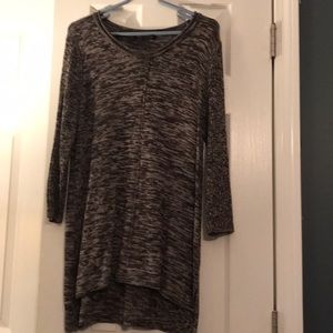 cable and gauge large long sweater